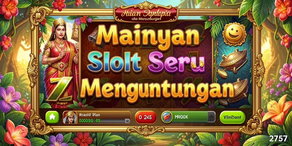 Tampilan gameplay menarik dari slot 2757 yang penuh warna.