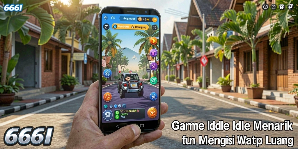 Tangkapan layar gameplay 666I menunjukkan karakter yang bekerja sambil Anda tidak bermain.