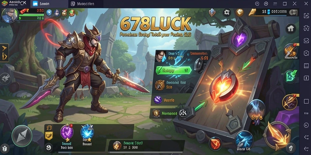 Tampilan gameplay menegangkan di 678LUCK dengan strategi SLG.