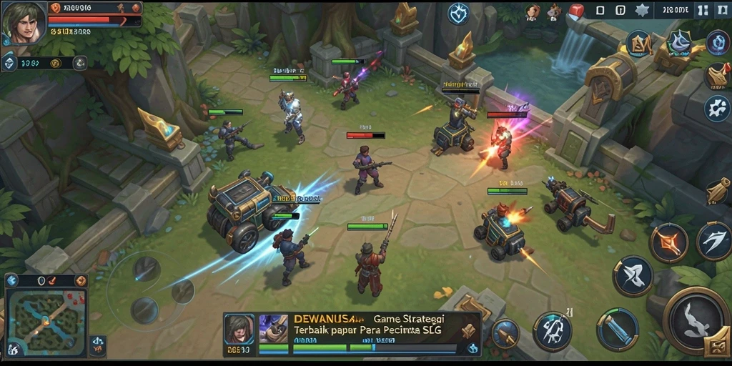 Gameplay menarik dalam DEWANUSA dengan strategi yang dalam.