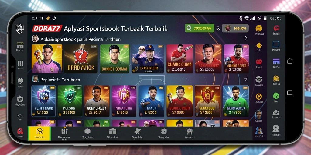 Screenshot DORA77 menampilkan pengalaman taruhan olahraga yang menarik dan interaktif.