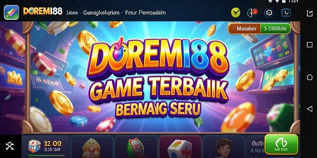 Screenshot gameplay DOREMI88 menampilkan antarmuka slot yang menarik.