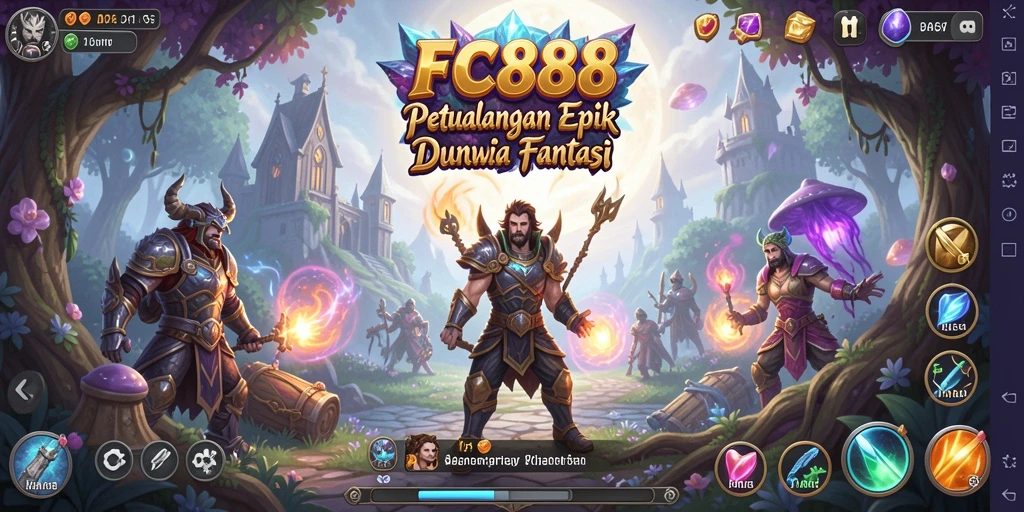Screenshot gameplay FC888 yang menunjukkan petualangan mendebarkan.