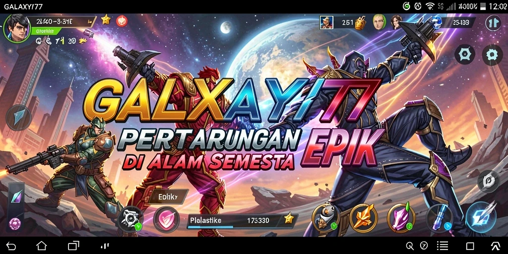 Tampilan gameplay seru dan mendebarkan dari GALAXY77.
