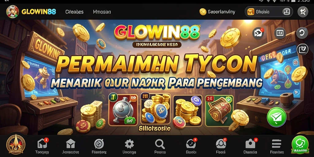 Screenshot gameplay GLOWIN88 menampilkan pengalaman Tycoon yang seru.