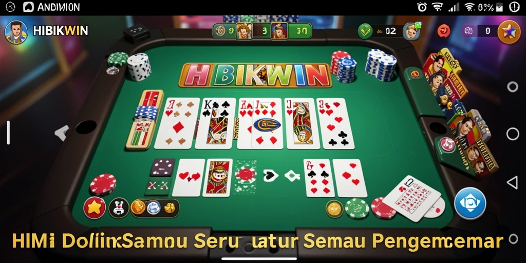Tampilan gameplay HIBIKWIN yang menakjubkan dan penuh aksi.
