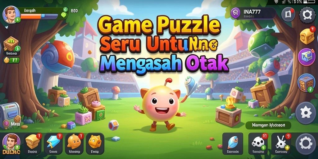 Screenshot gameplay menunjukkan tantangan teka-teki yang menarik dan seru.