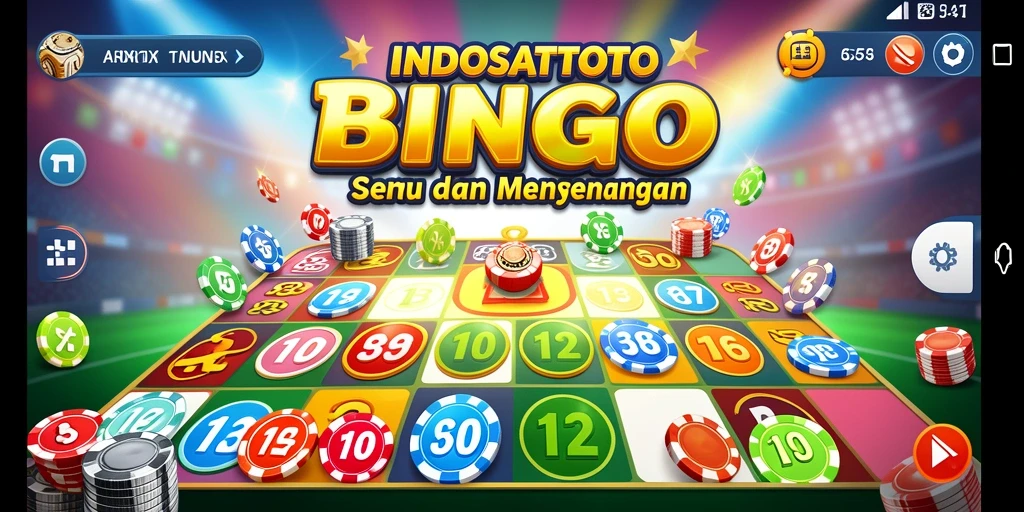 Tampilan gameplay seru dalam aplikasi Bingo INDOSATTOTO.