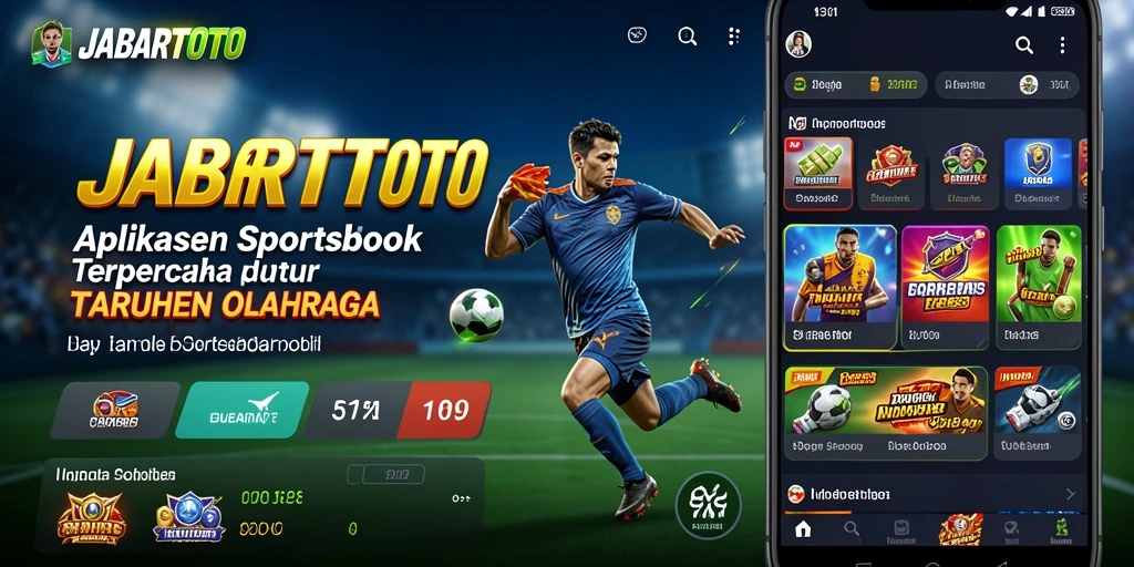 Screenshot utama JABARTOTO menunjukkan tampilan taruhan olahraga yang intuitif.