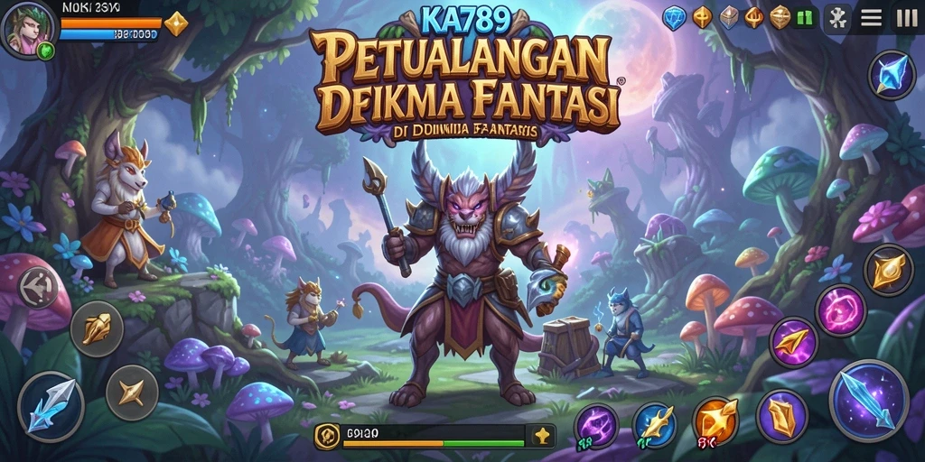 Screenshot gameplay KA789 menampilkan petualangan yang mendebarkan di dunia fantasi.