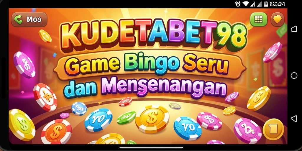 Tampilan gameplay Bingo yang seru dan interaktif di KUDETABET98.