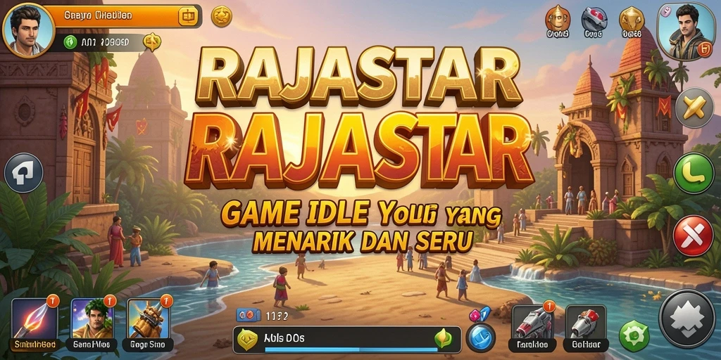 Gameplay RAJASTAR yang seru dan mengasyikkan.