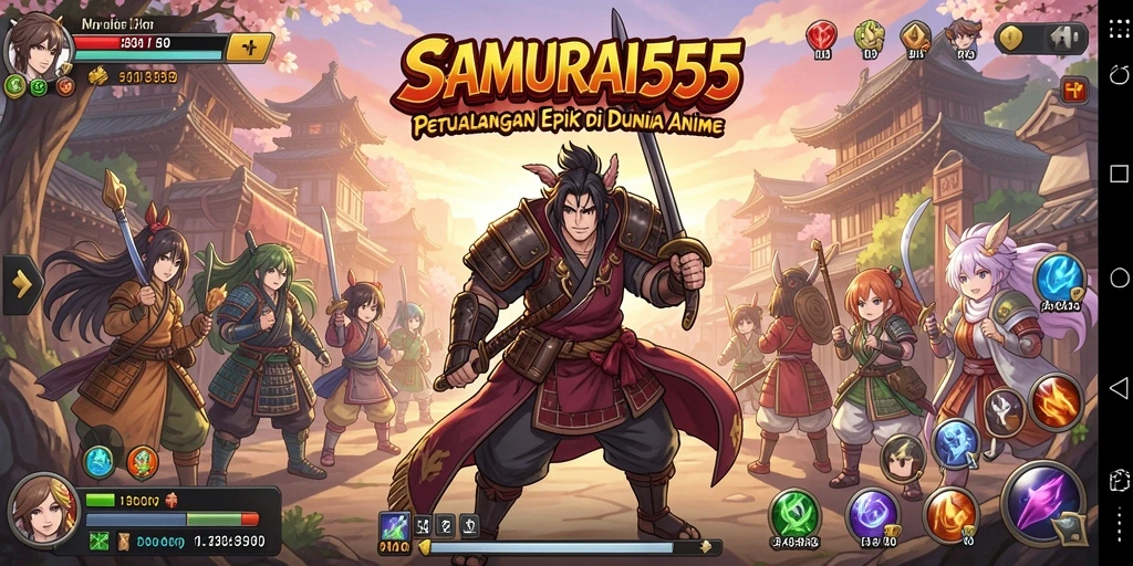 Tampilan menarik dari gameplay SAMURAI555 yang penuh aksi.