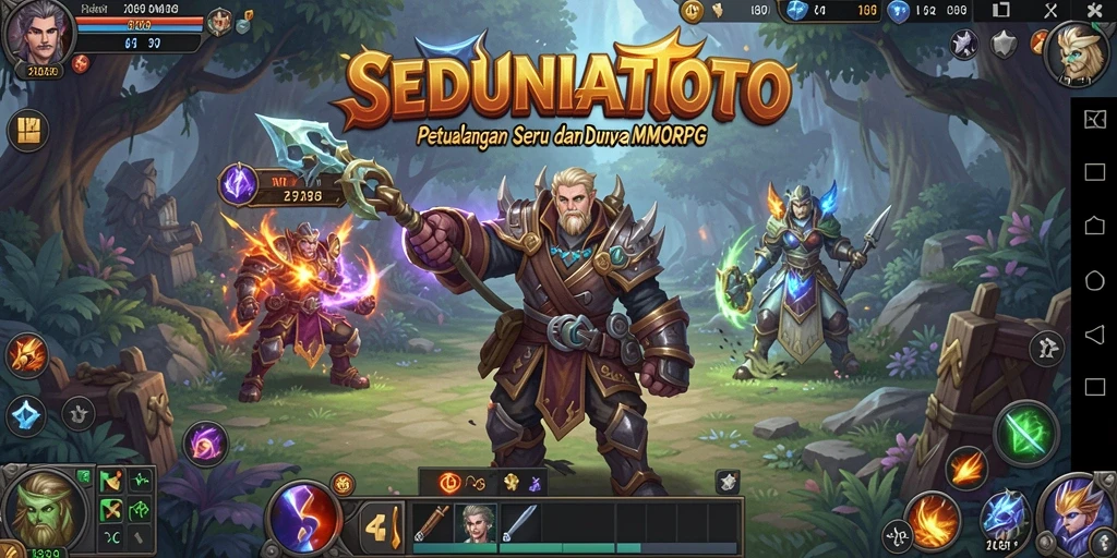 Tampilan gameplay menakjubkan dari SEDUNIATOTO dalam dunia MMORPG.