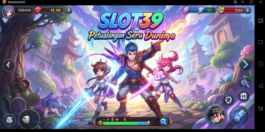 Tampilan menarik dari gameplay SLOT39 dengan nuansa anime yang khas.