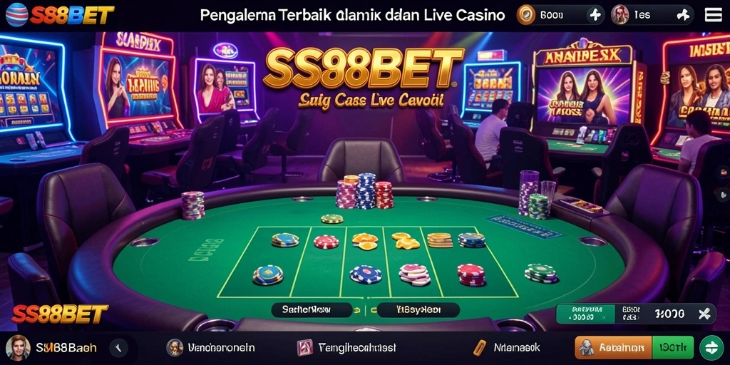Tampilan gameplay <strong>SS88BET</strong> yang mengesankan dalam Live Casino.