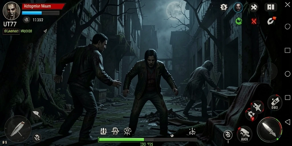 Gameplay menakutkan di dalam dunia horor yang misterius.